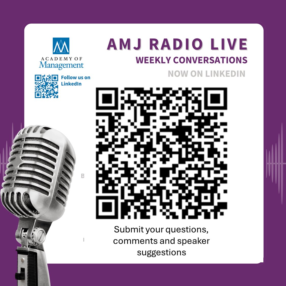 Dr. Nettra Pan (@nettra) on Twitter photo Thank you <a href="/jonj/">Jon M Jachimowicz</a> for letting us into the mind of a reviewer <a href="/AMJRadioLive/">AMJ Radio Live ๐ (15 minutes every Wednesday)</a>.
If you missed the interview (and want to find out about @JonJโs first encounter with a paper that lit him on fire), the recording is available on LinkedIn. Thank you <a href="/jonj/">Jon M Jachimowicz</a> for letting us into the mind of a reviewer <a href="/AMJRadioLive/">AMJ Radio Live ๐ (15 minutes every Wednesday)</a>.
If you missed the interview (and want to find out about @JonJโs first encounter with a paper that lit him on fire), the recording is available on LinkedIn.