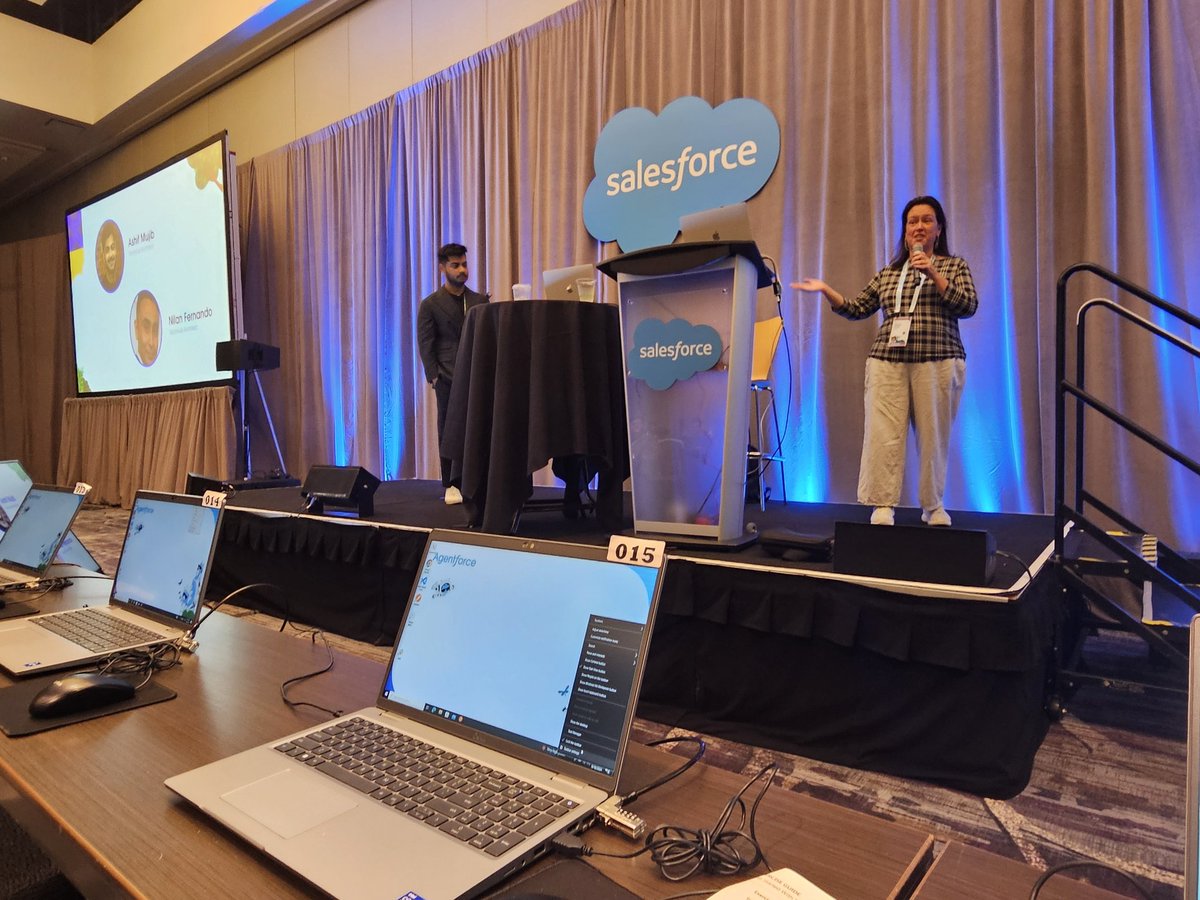 Enjoying the Salesforce Hands-on Training session: 'Get Started with Prompt Builder.'  Great tools to enhance automation! #Dreamforce24 #DF24 #AI #PromptBuilder
