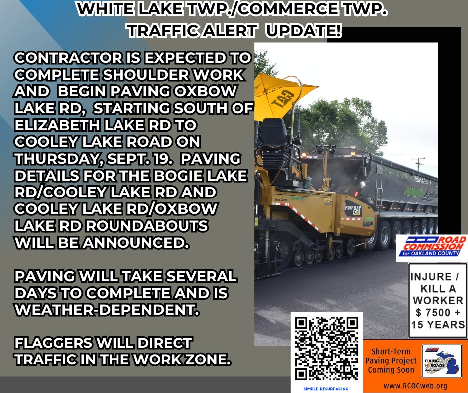 Oakland County Roads, Michigan tweet media