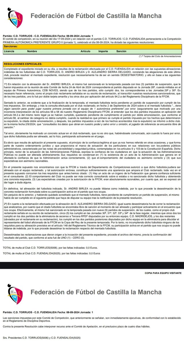ℹ️ OFICIAL 

La <a href="/FFCM_es/">FFCM</a> se ríe del CD FUENSALIDA