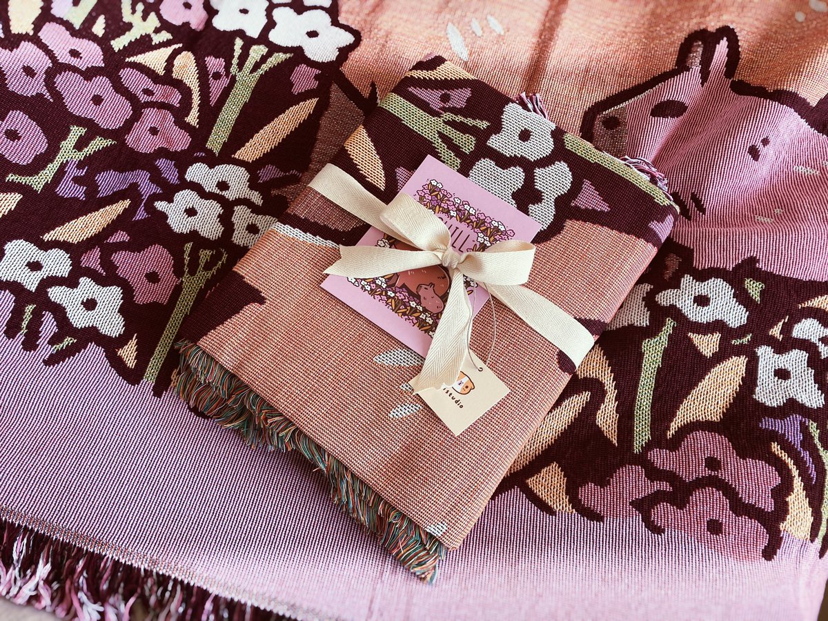 Guess what? My capybara blanket is now capybara approved!!! #capybara