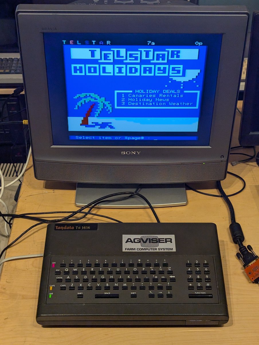 Here Be Dragons π΄σ §σ ’σ ·σ ¬σ ³σ Ώπ (@herebedragons3) on Twitter photo It's Tandata time! That's my Td 1616 and the whizzy wireless Td 1404 up and running for #BlockParty this weekend. Okay, I know it's not Teletext, but it's close and they let me come anyway! computinghistory.org.uk/det/72842/blocβ¦ It's Tandata time! That's my Td 1616 and the whizzy wireless Td 1404 up and running for #BlockParty this weekend. Okay, I know it's not Teletext, but it's close and they let me come anyway! computinghistory.org.uk/det/72842/blocβ¦