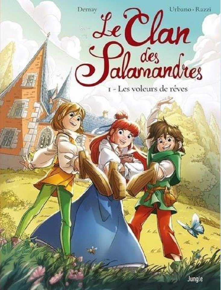 Pressavois's tweet photo. Parution du 1er vol de la série "Le clan des Salamandres", scénario de Virginie Demay, professeur aux @Pressavois  
Illustrateurs: Emilio Urbano, Manuela Razzi
Editeur: Jungle
👏👏👏
@bourges2028 @dsden18
@ac_orleanstours #bulleberry https://t.co/9mTwxILSDi