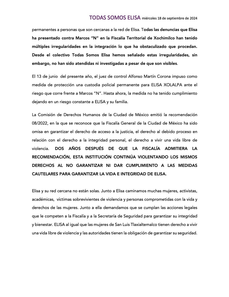 TodasSomosElisa tweet media