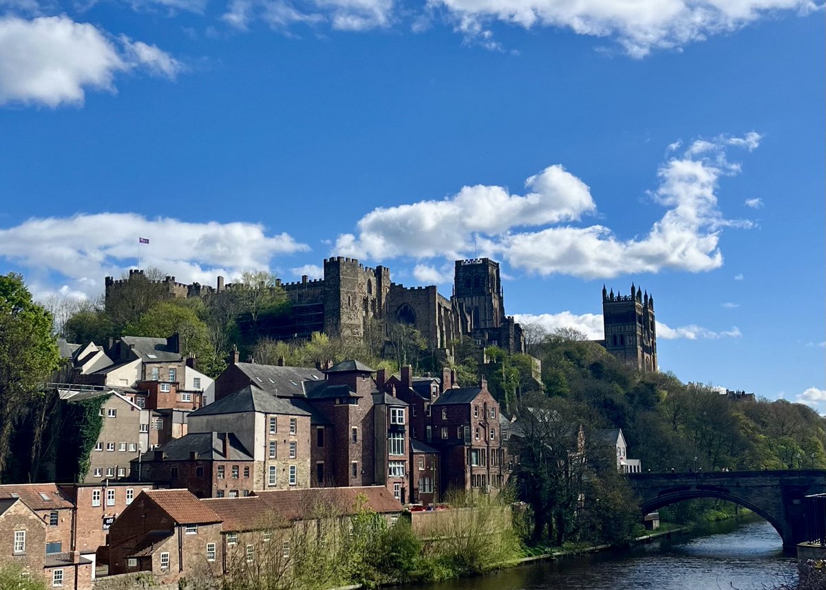 Durham on a beautiful sunny day — it’s hard to beat!