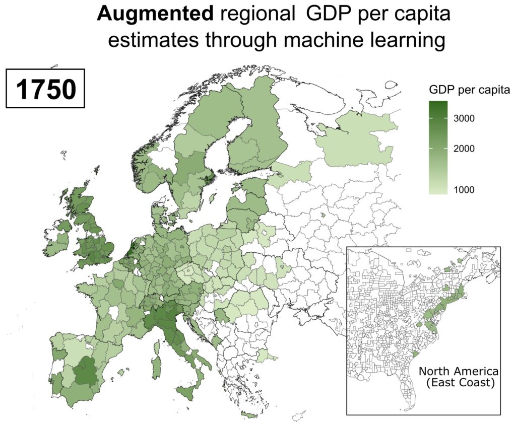 BelieveInBob's tweet photo. GDP Per Capita Of European Regions In 1750 On The Eve Of The Industrial Revolution https://t.co/HT4HAbIL1Q https://t.co/UHWGoAu6lF