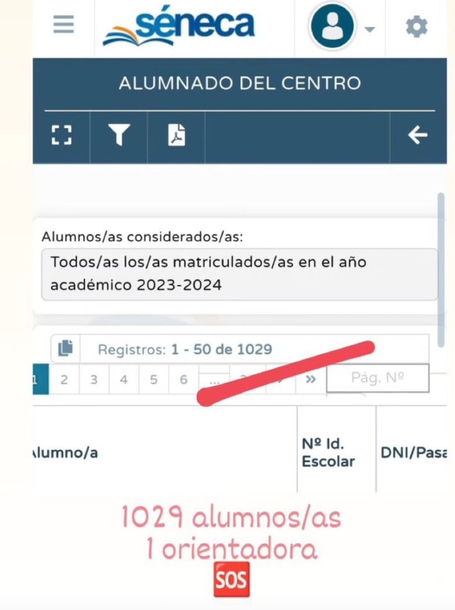 OxLaPublica's tweet photo. Su señoría @MC_CastilloMena: 

🛑No es verdad que la sustitución del IES VIRGEN DE LA ESPERANZA esté cubierta.

🛑Lleva desde el 4 de septiembre solicitada. Aún no ha salido en SIPRI.

Es solamente un ejemplo de orientadores  desbordados

AQUI más casos de ratios imposibles 🆘 https://t.co/wCEeLHKf69