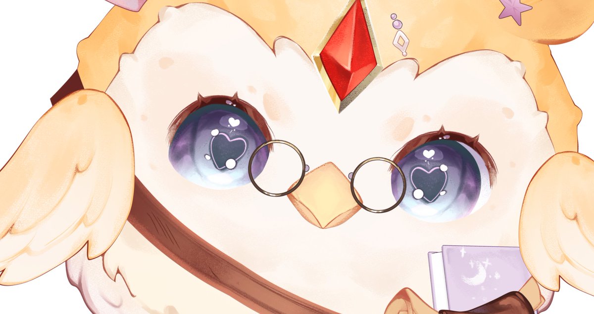 bit late but:
Our mascot is reborn, come show us your love for our new lovely Owl!  twitch.tv/strawberrykitt…