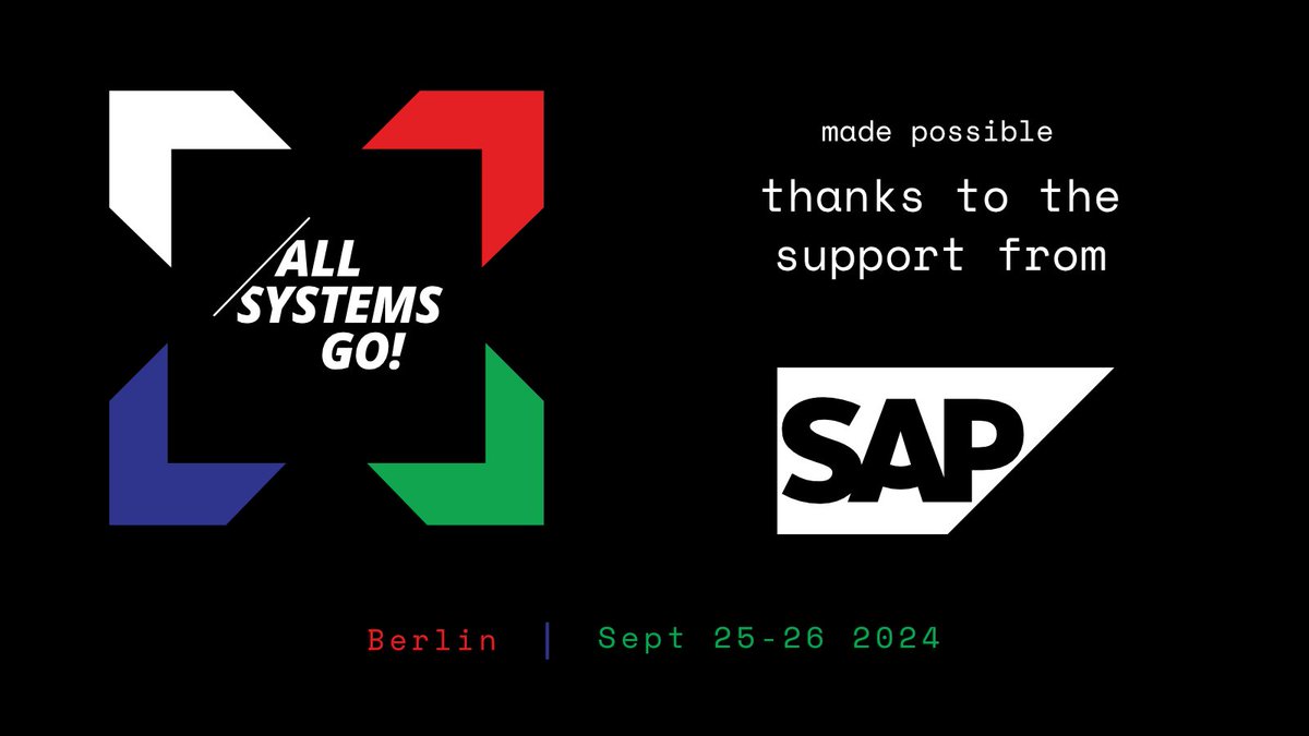 All Systems Go! tweet media