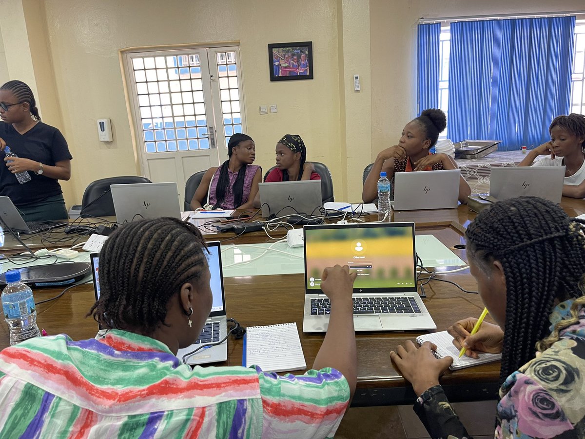 Linasbangura's tweet photo. Day 1 of the TechSHERO: Girls in ICT Innovation Challenge! Empowering young girls to innovate and lead in tech. The future is bright! @PlanWACA @rosa_judy2 @DSTISierraLeone @esindayigaya @Plan_SLE 

#TechSHERO #GirlsInICT #InnovationChallenge https://t.co/D968gdWqdE