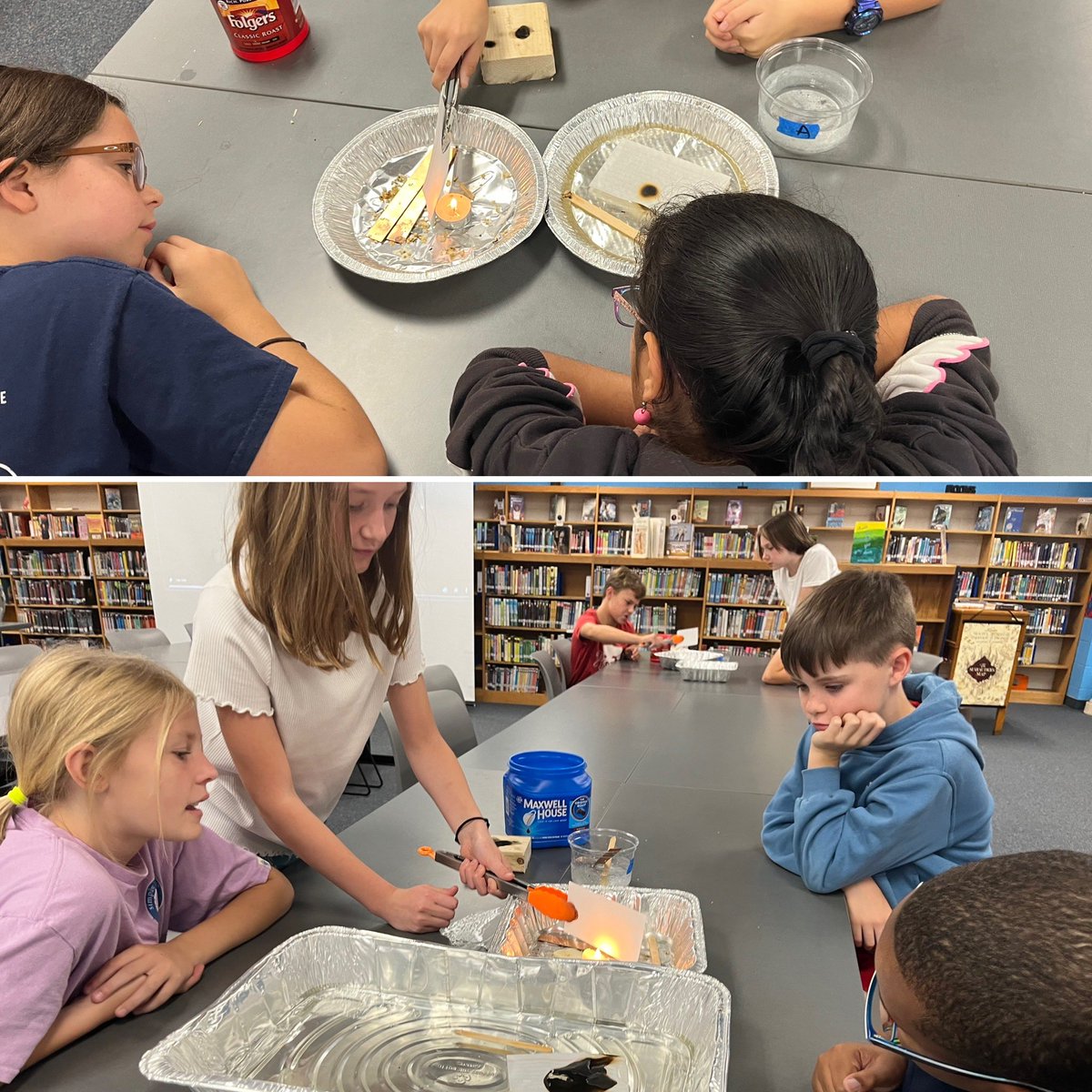 Freedom Intermediate (@fssdfis) on Twitter photo 6th-graders are investigating heat energy transfer in <a href="/fssdfismedia/">FSD FIS Media</a> under the direction of our Librarian and Volunteer Firefighter, Mrs.Wade! #BulldogBEST #Connect 6th-graders are investigating heat energy transfer in <a href="/fssdfismedia/">FSD FIS Media</a> under the direction of our Librarian and Volunteer Firefighter, Mrs.Wade! #BulldogBEST #Connect