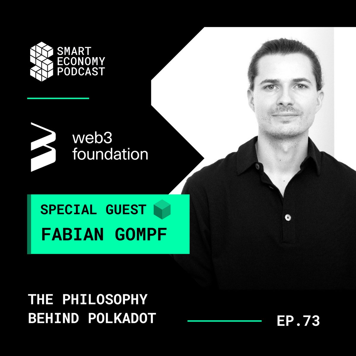 🔜 Next on The Smart Economy Podcast: Dive into the world of Polkadot with <a href="/FabianGompf/">fabi</a> of @Web3Foundation. Host <a href="/GrabowskiDylan/">DylanΞGra₿owski</a> explores Polkadot's origins and its role in shaping the blockchain landscape.

Catch previous eps: bit.ly/3JGOxBK