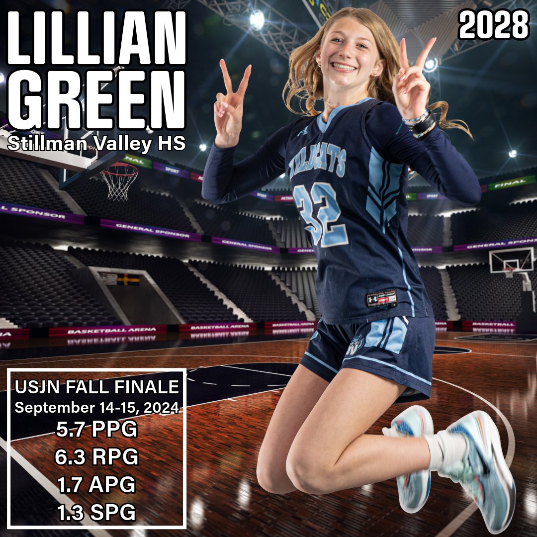 Midwest Wildcats Basketball (@midwestwildcats) on Twitter photo Lillian (2028) had a great weekend at the USJN Fall Finale this weekend averaging 5.7 points, 6.3 rebounds, 1.7 assists, and 1.3 steals per game. Great work <a href="/Lillian_Green32/">Lillian Green</a> Lillian (2028) had a great weekend at the USJN Fall Finale this weekend averaging 5.7 points, 6.3 rebounds, 1.7 assists, and 1.3 steals per game. Great work <a href="/Lillian_Green32/">Lillian Green</a>