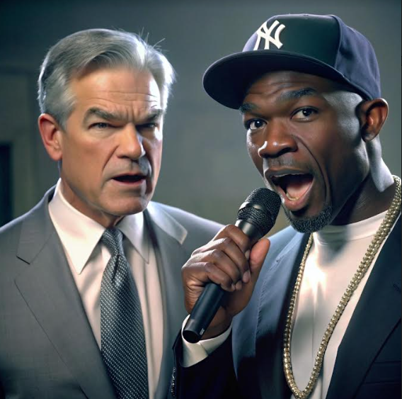 CryptoGemScoop's tweet photo. OMG BREAKING NEWS !!!! IT'S NOT 50BPS IT'S 50CENT WITH DJ JEROME IT APPEARS THAT 50 WON THE BATTLE HENCE 50BPS RATE CUT ,EMINEM IS NOWHERE TO BE SEEN $BTC $ETH $SOL https://t.co/dpzRbw1ji3
