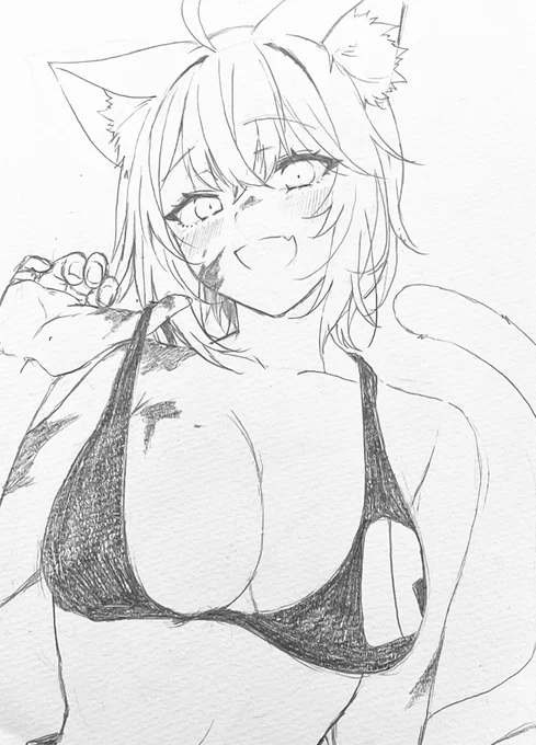 ドスケベメカニックおかゆ社長  #絵かゆ 