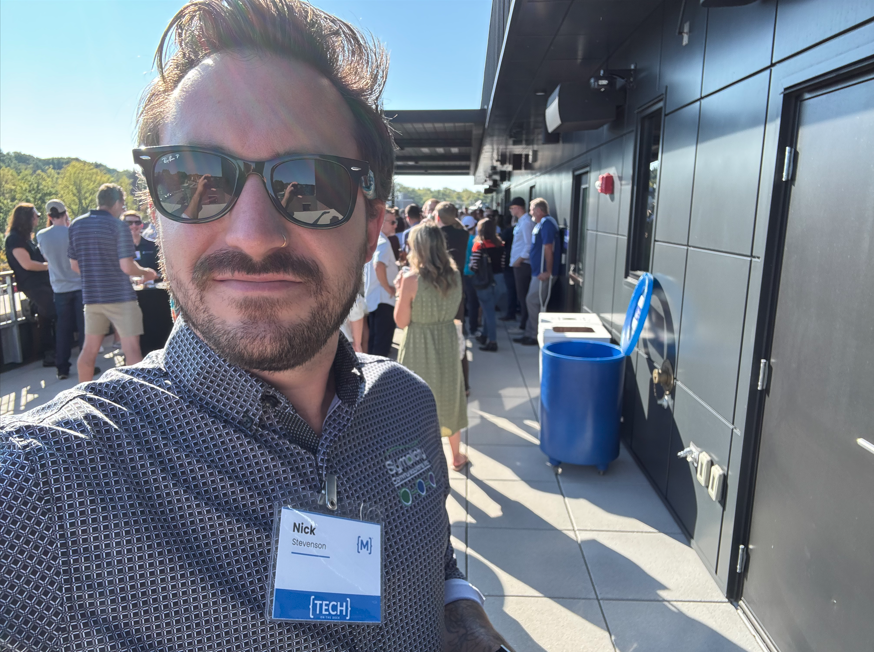 symplicitycom's tweet image. Our Nick Stevenson and Catherine Behrenbrinker are checking out everything #TechWeekGR
From the Tech Week Kickoff Event to Tech Talks and Tech on the Deck its been great to gain insights on how tech continues to shape our world and to meet others in tech eager to help others