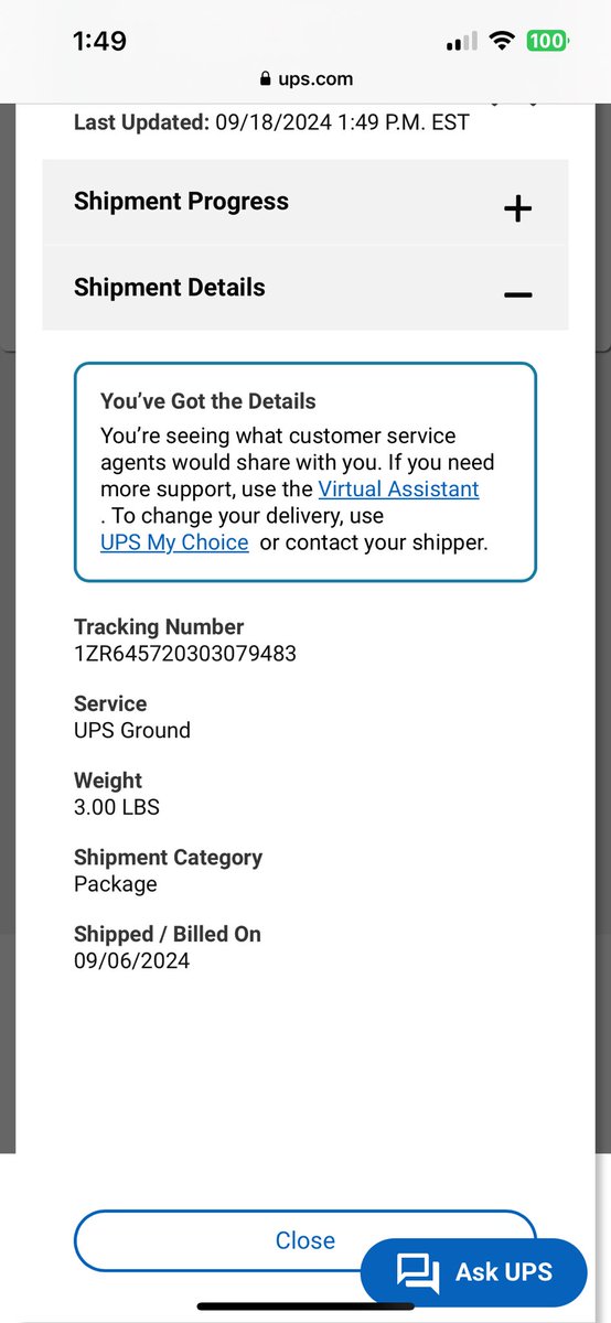 Justforthenikes's tweet photo. @UPS @goatapp The weight of the packages don’t even match up, but I’m supposed to believe an investigation was don’t correctly ? I know @goat doesn’t care, that’s already been established by Mia H. https://t.co/f7nngroLx5