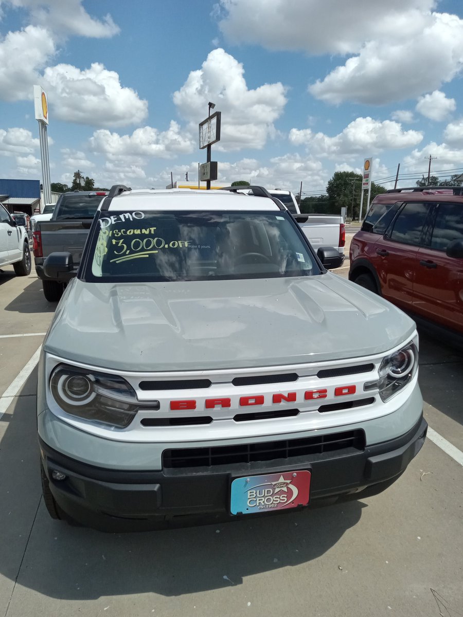 Bronco Sport Discounted Demo in Caldwell at Bud Cross Ford.