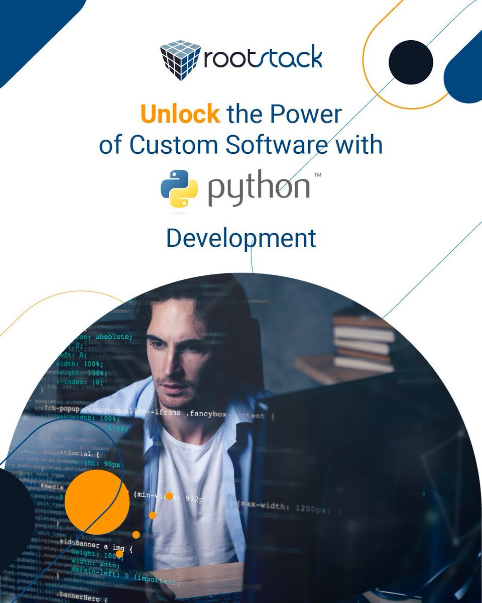 rootstack's tweet image. Learn how a custom Python development company can elevate your business with tailored solutions, scalability, and robust security. 🚀📖
buff.ly/3MPoTwg
#PythonDevelopment #CustomSoftware #TechInnovation