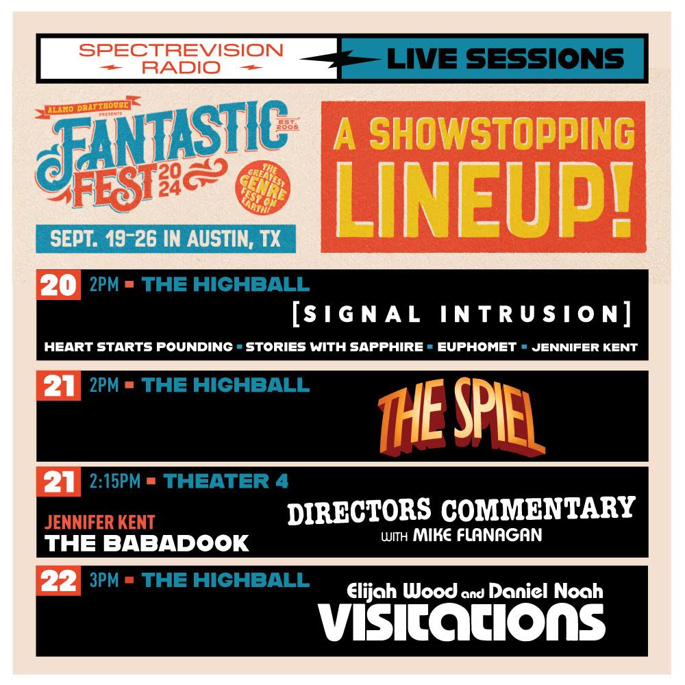 SpectreVisionRadio (@spectresignal) on Twitter photo SpectreVision Radio takes <a href="/fantasticfest/">Fantastic Fest</a> ! Don't miss out on FOUR live podcasts this weekend. Tickets here: fantasticfest.com/film-guide SpectreVision Radio takes <a href="/fantasticfest/">Fantastic Fest</a> ! Don't miss out on FOUR live podcasts this weekend. Tickets here: fantasticfest.com/film-guide