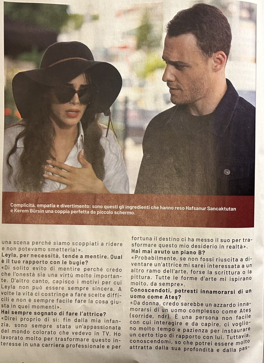 chimenti_sandra's tweet photo. Su Dreamers…un’intervista anche ad Hafsa per la sua interpretazione su #IfYouLove ❤️
Hafsa ha detto che c’era una enorme intesa con Kero e che un giorno hanno dovuto sospendere le riprese perché non riusciamo a smettere di ridere 🤣🤣🤣
#HafsanurSancaktutan
#KeremBürsin https://t.co/PFemrTYnS7