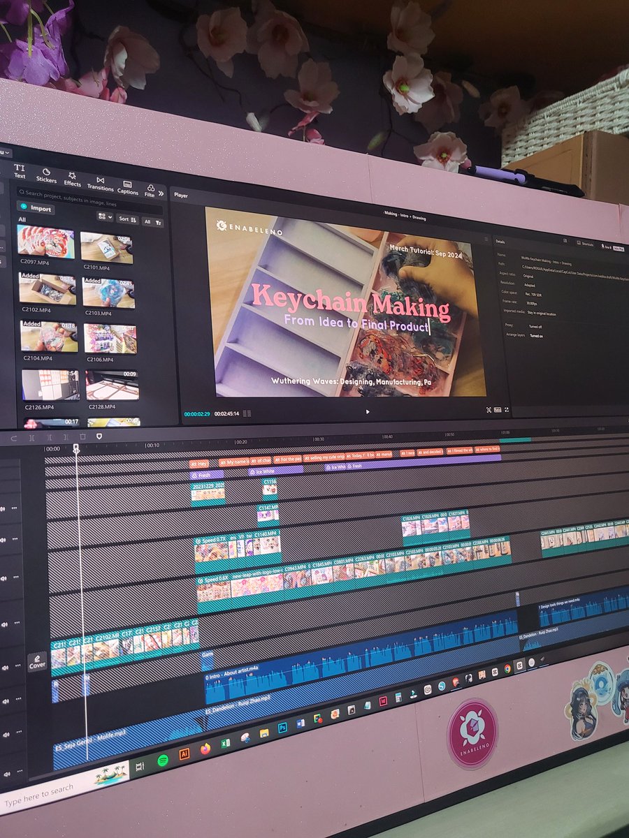 enabelenoart's tweet photo. Hello friends I'm uploading this soon!  Please subscribe to my youtube channel so you'll get notified once this Keychain Making tutorial drops. Thank you ✨️ 

https://t.co/1q0latQ4MO

#howtomakekeychains https://t.co/Lsr2sSiMGH