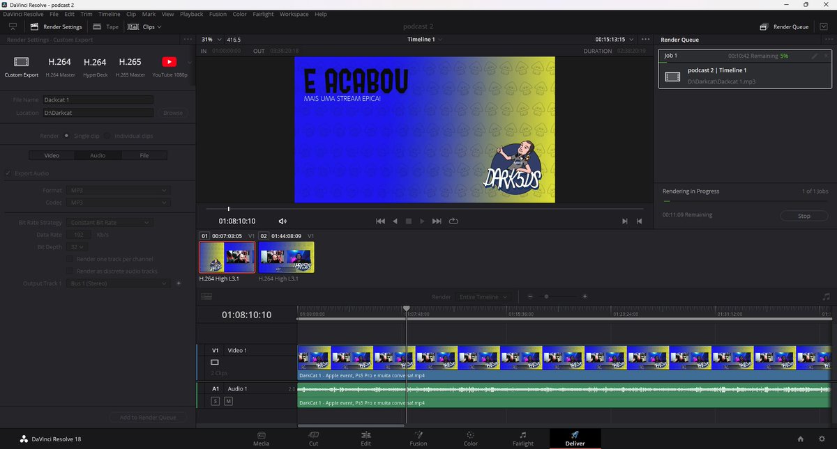 dark5ds's tweet image. Acho que o Ep de Darkcat vai sair ainda a tempo no Spotify. Estava com algum receio mas se tudo correr bem tem o Episódio a tempo.