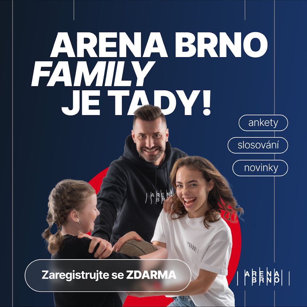 ARENA BRNO FAMILY je tady! 
Díky členství získáte spoustu výhod💙
Registrace zde: 
family.arenabrno.cz/cs #arenabrno #familyclub #soutez #vyhraj