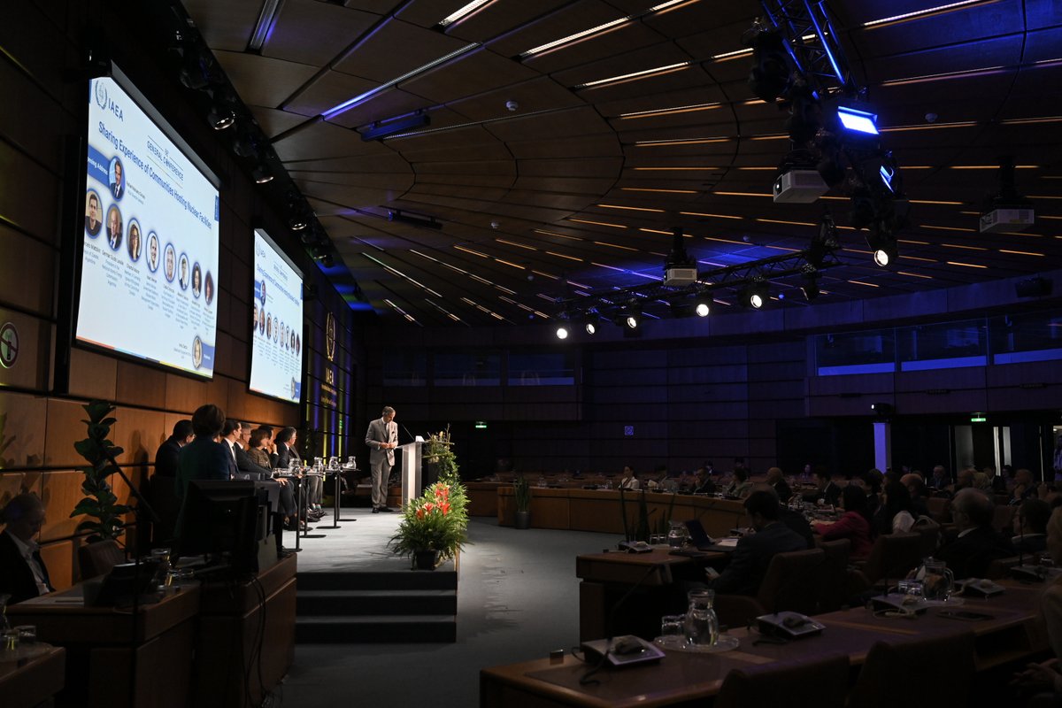 Host communities are a key protagonist in the nuclear story. At #IAEAGC we highlighted their role in energy transitions and the strong support for the facilities they host. We need even broader local backing—the world needs more ‘Yes in my backyard’ for nuclear to thrive!