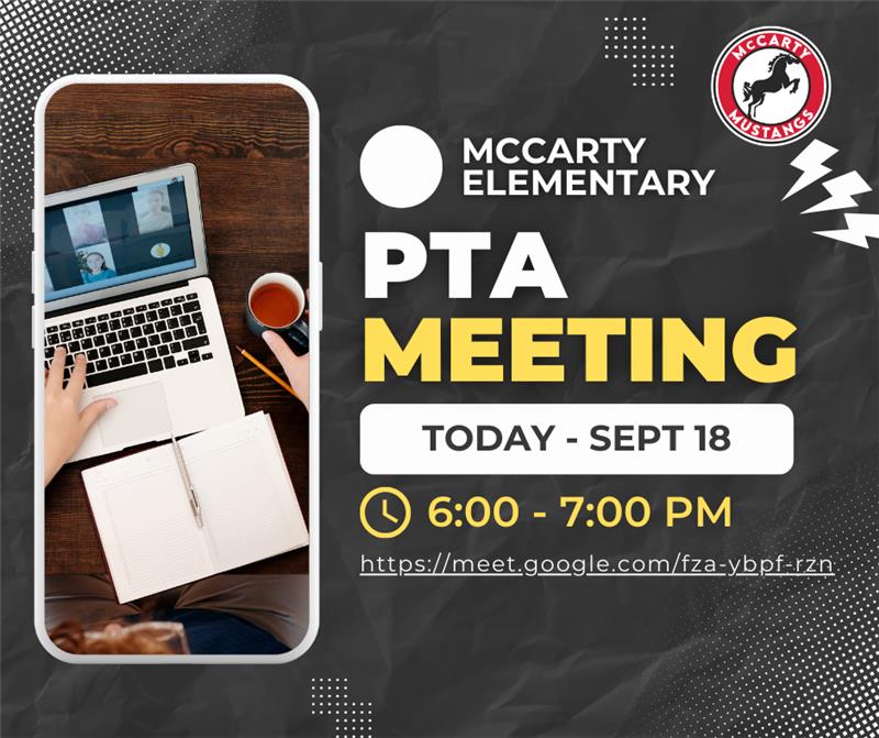 McCarty Mustangs PTA tweet media