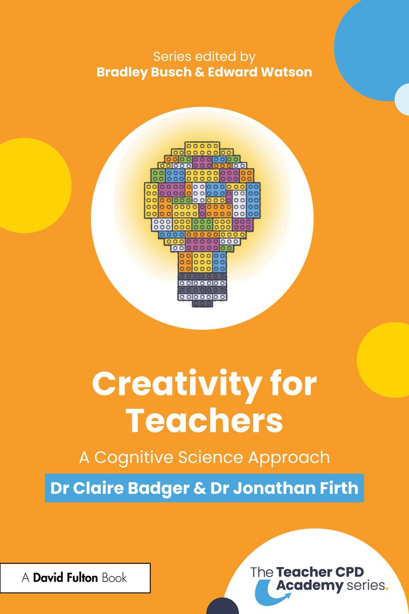 Claire Badger (@badger_claire) on Twitter photo I’m excited to be able to reveal the cover of Creativity for Teachers: A Cognitive Science approach co-authored with <a href="/JW_Firth/">Jonathan Firth</a> as part of <a href="/Inner_Drive/">InnerDrive</a> CPD academy series. I learnt so much writing this and looking forward to sharing our work more widely! I’m excited to be able to reveal the cover of Creativity for Teachers: A Cognitive Science approach co-authored with <a href="/JW_Firth/">Jonathan Firth</a> as part of <a href="/Inner_Drive/">InnerDrive</a> CPD academy series. I learnt so much writing this and looking forward to sharing our work more widely!