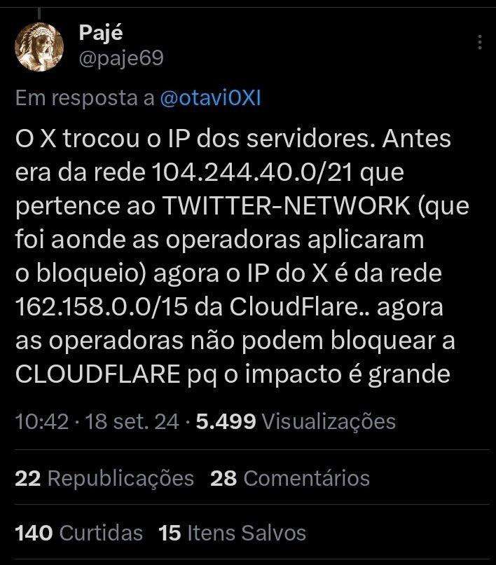 Parece que o Elon Musk deu um Xeque Mate no Alexandre de Moraes? Anatel vai ter que rebolar pra bloquear o Twitter agora

Twitter voltou liberdade cantou