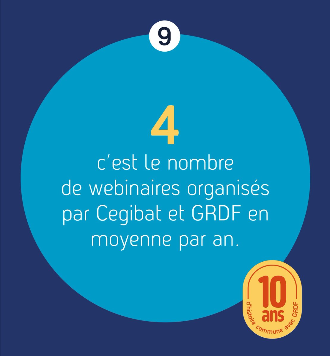 💻 Les équipes de GRDF Cegibat organisent régulièrement des webinaires afin de décrypter les sujets d'actualités, informer des nouveautés...
Ces webinaires sont aussi accessibles en replay gratuitement et rapidement après leurs diffusions en live. Retrouvez les sur le site 😉