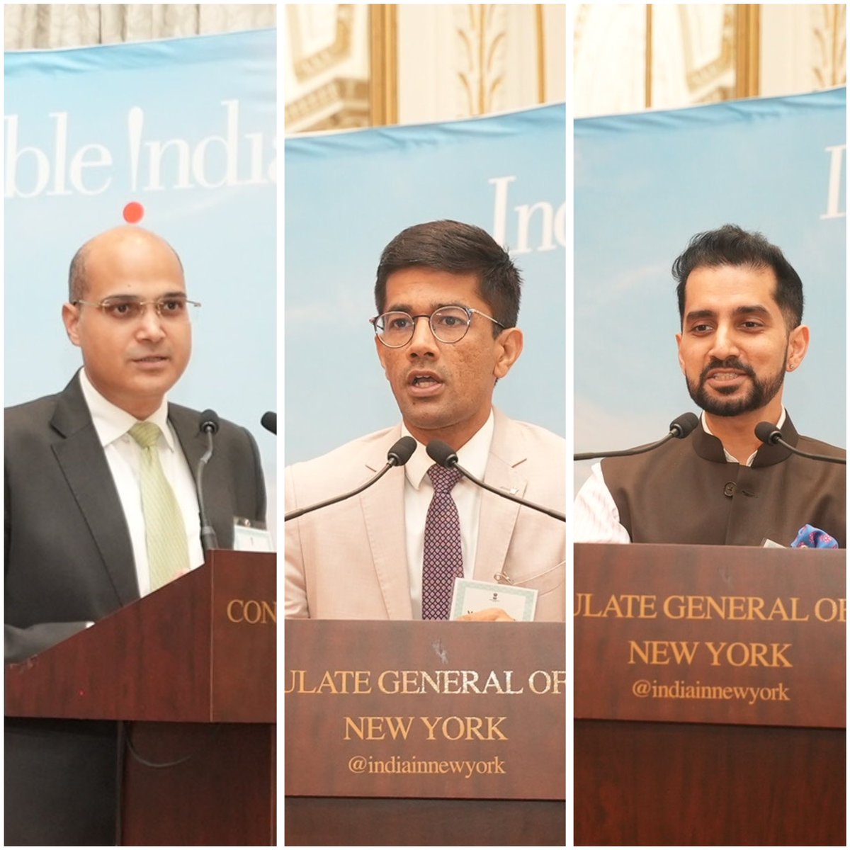 India in New York tweet media
