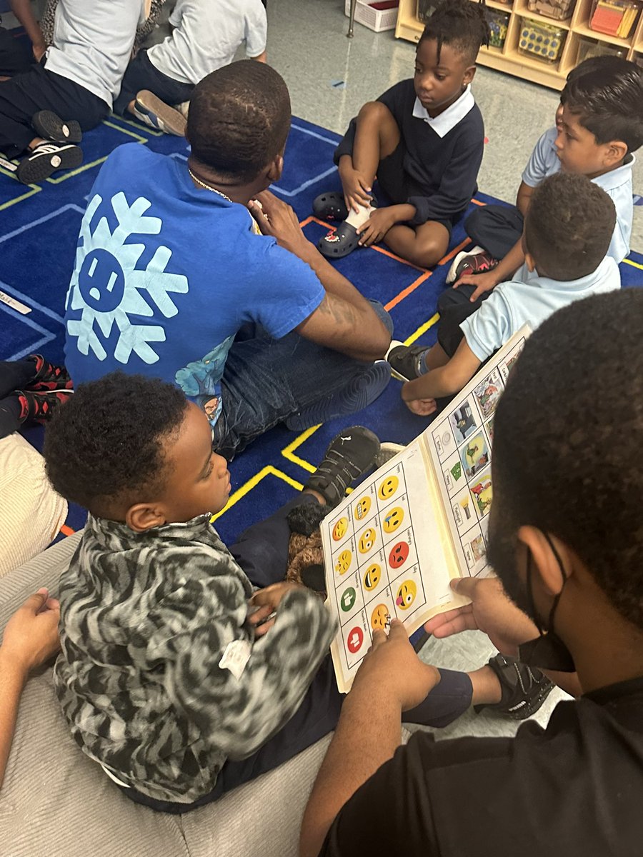 Students were provided visuals and communication boards to engage in small group conversations. Check out our K/1 students retelling one of our favorite read alouds "Corduroy!" #WhereCollegeBeginsInPrek