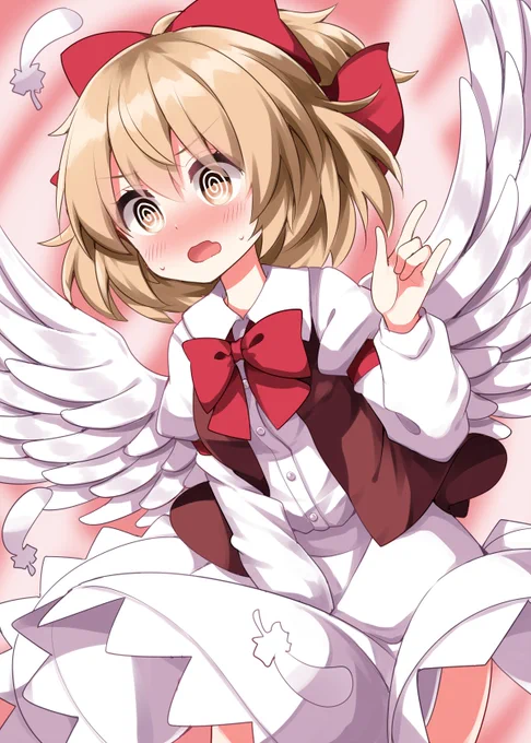 【お題】強風が吹いてギャグっぽい表情で慌ててスカートを押さえつける幻月ちゃん