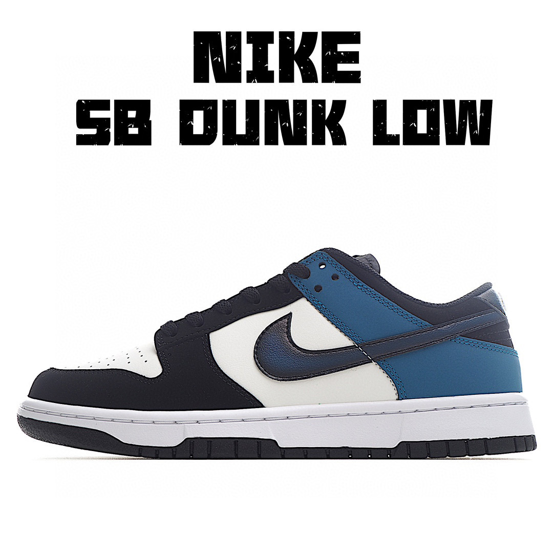 OFB686868's tweet photo. 独家实拍✨Nk Dunk Low "Industrial Blue" 黑白蓝 SB低帮运动休闲板鞋
⚪️⚫️🔵整体采用经典黑白为主色调，蓝色��以点缀，皮革+牛磨砂革呈现
侧面Swoosh Logo蓝黑渐变效果
尺码：36 - 47.5 详情及其他欢迎➕V (Gideonh98)
#潮鞋 #乔丹 #AJ #潮流 #空军 #Dunk #耐克 #阿迪 #Nike #SB #AirJordan #Yeezy https://t.co/c6KE6rqcuF