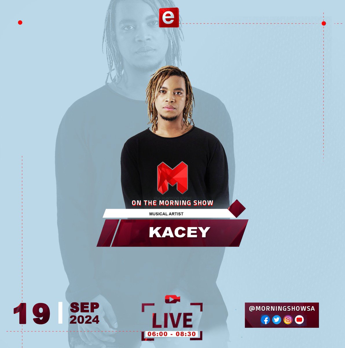 kaecy_music's tweet photo. Catch me on The Morning Show tomorrow morning at 7am!!!  #kaecy10 #jerrydeeuwmedia #TheMorningShowSA https://t.co/62hN3X87eL