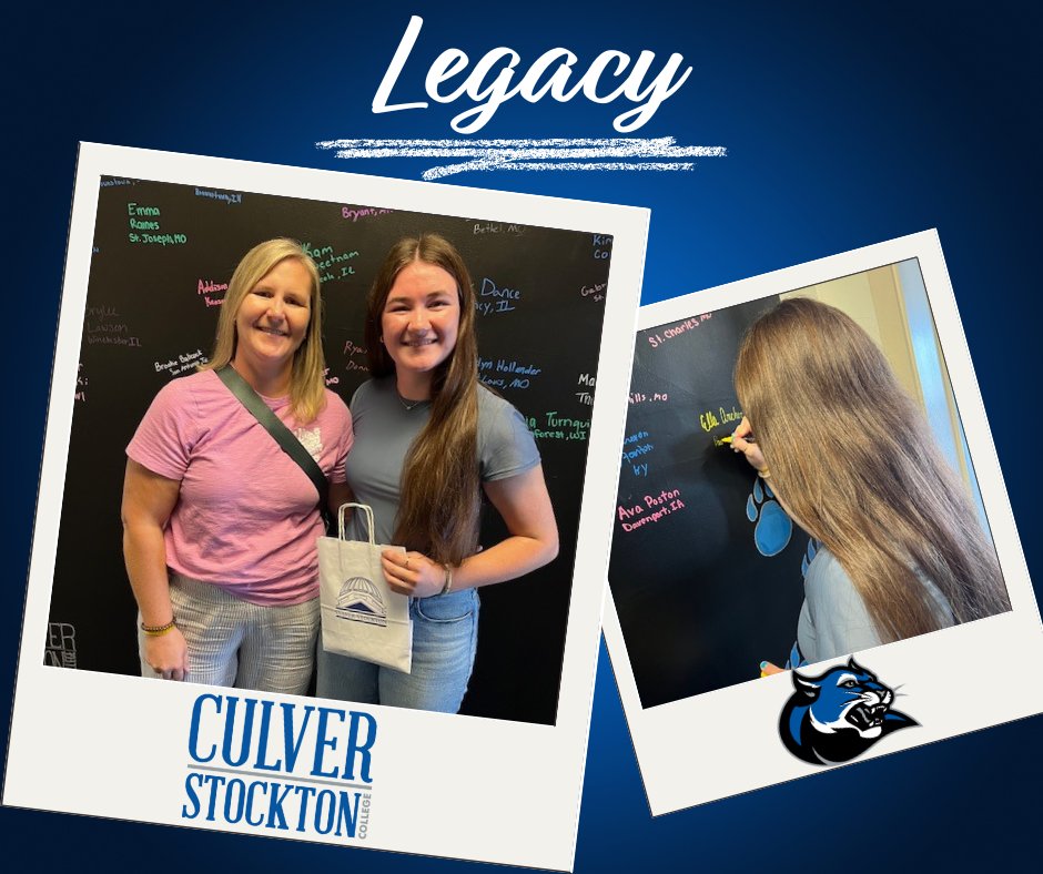 CSCAlumni's tweet image. The Hill welcomed Ella Archer and her mom, Audra (Zwingelberg) Archer '03.
They are from Payson, Illinois and Ella will be an Education Major! 🍎