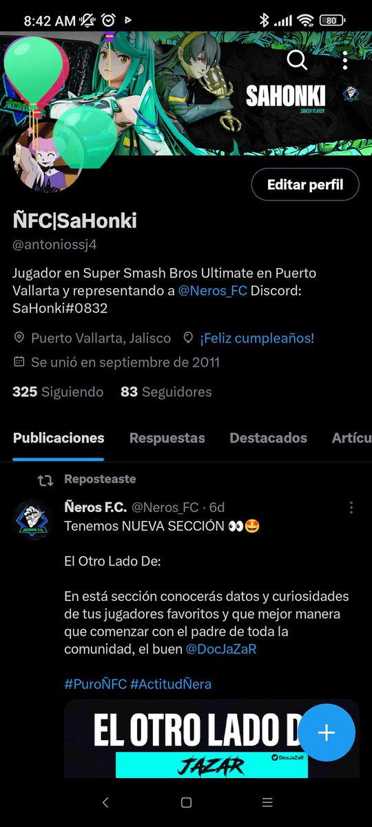 Jajajajaja se pusieron bug los globos xd, pero igual un año más que cumplo para seguir estando bien y también ir por todo lo que se viene, 26 años y me estoy haciendo anciano