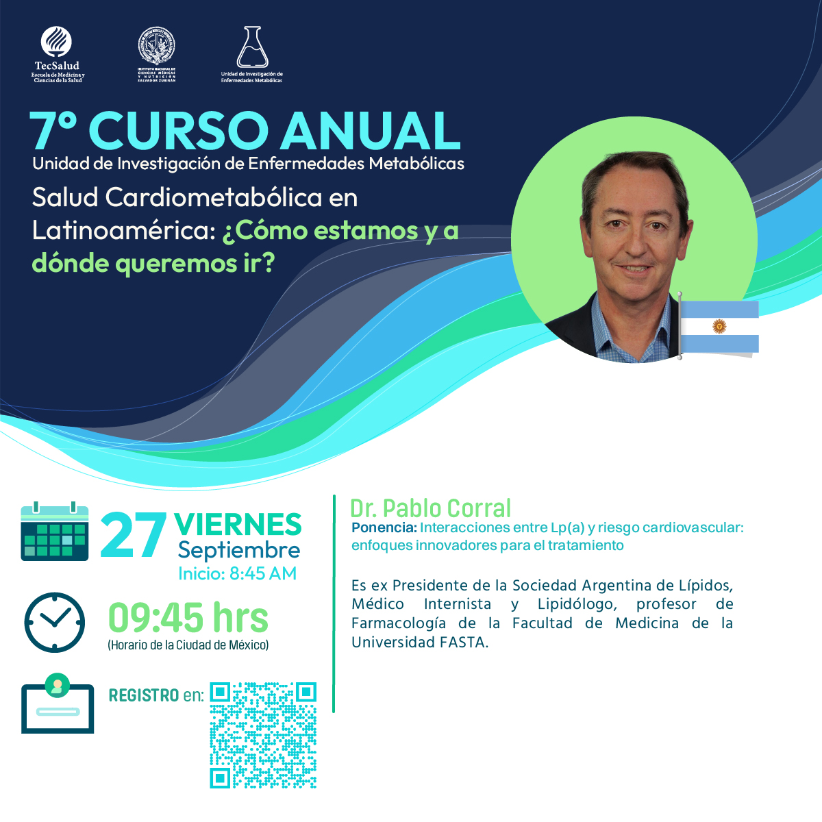 UIEMmx's tweet photo. El Dr. Pablo Corral presentará el tema "Interacciones entre Lp(a) y riesgo cardiovascular: enfoques innovadores para el tratamiento"
https://t.co/tKVMNQ3Mau
Datos bancarios:
Fundación para la Salud y la Educación Dr. Salvador Zubirán A.C.
Banco: Inbursa
N° cuenta: 50049290321 https://t.co/0Ruwg3oUia