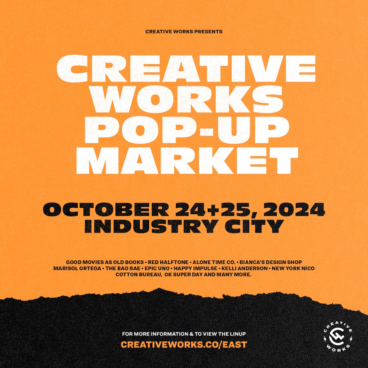 Creative Works (@cworksco) on Twitter photo 🛍️ MARKET VENDOR: Lisa Champ - Red Halftone 🛍️
Excited to feature <a href="/RedHalftone/">Red Halftone</a>, the shop by designer, illustrator, and creative director Lisa Champ, at the #cwcEAST pop-up market! Check out Lisa’s bold, unapologetic style at redhalftone.nyc. 🛍️ MARKET VENDOR: Lisa Champ - Red Halftone 🛍️
Excited to feature <a href="/RedHalftone/">Red Halftone</a>, the shop by designer, illustrator, and creative director Lisa Champ, at the #cwcEAST pop-up market! Check out Lisa’s bold, unapologetic style at redhalftone.nyc.