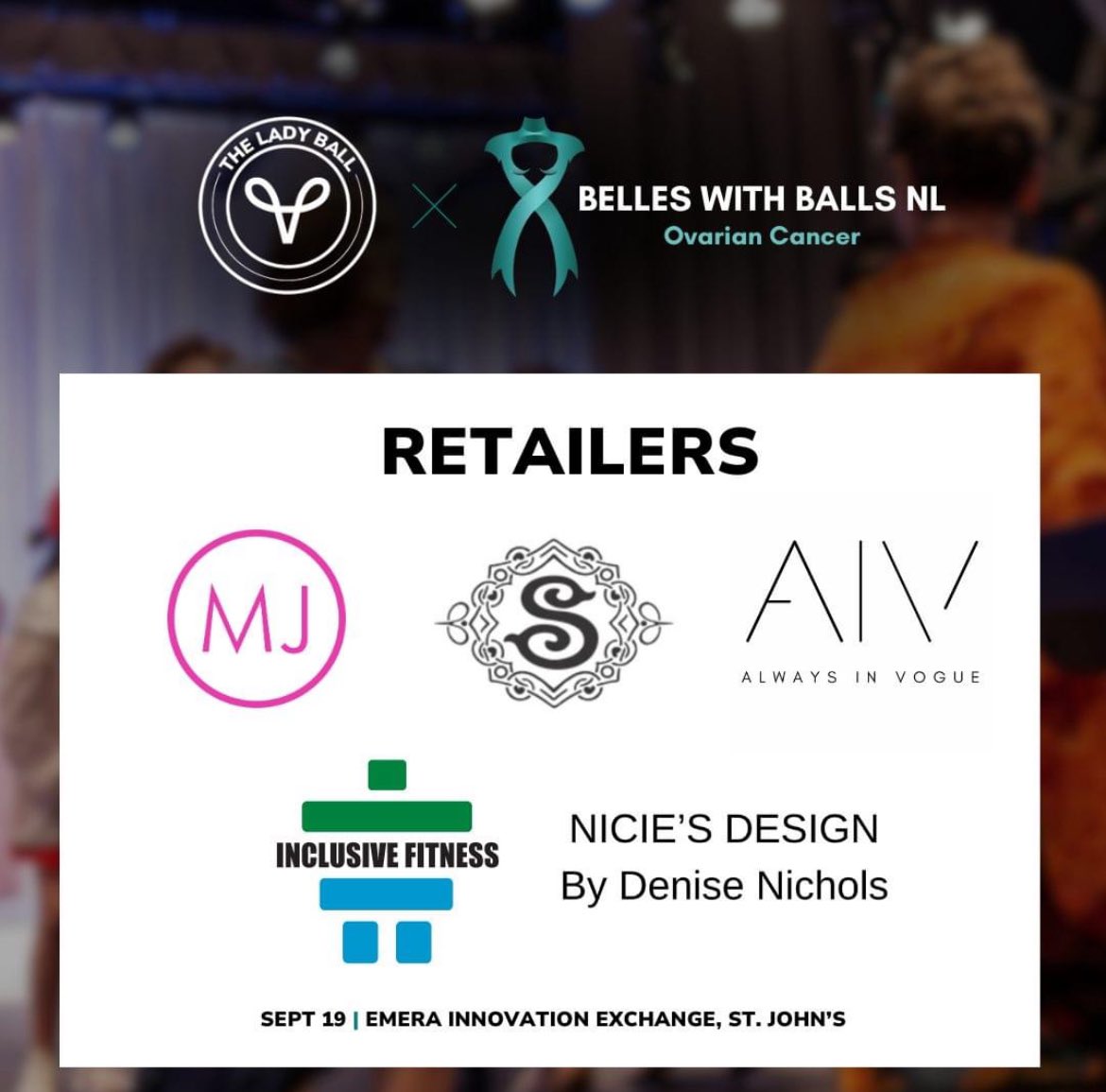 BellesWBNL's tweet photo. A special shout-out to our retail sponsors for outfitting THE LADY BALL St. John’s role-models tomorrow night: @meljacdesigns , @sooleydesigns , @alwaysinvoguenl , @inclusive_fitness_canada and @denise_nichols_designs by Denise Nichols. https://t.co/aZoxal2Ctg