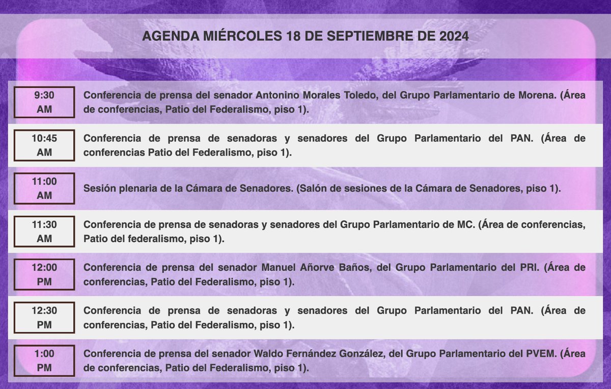 Senado de México tweet media