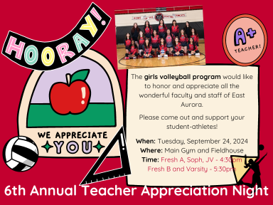 6th Annual Teacher Appreciation Night