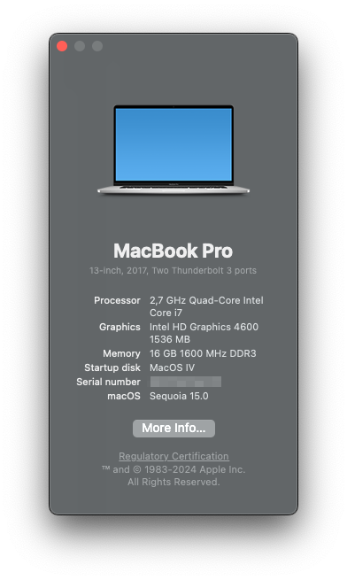 sequoia works on 10y/o thinkpad…