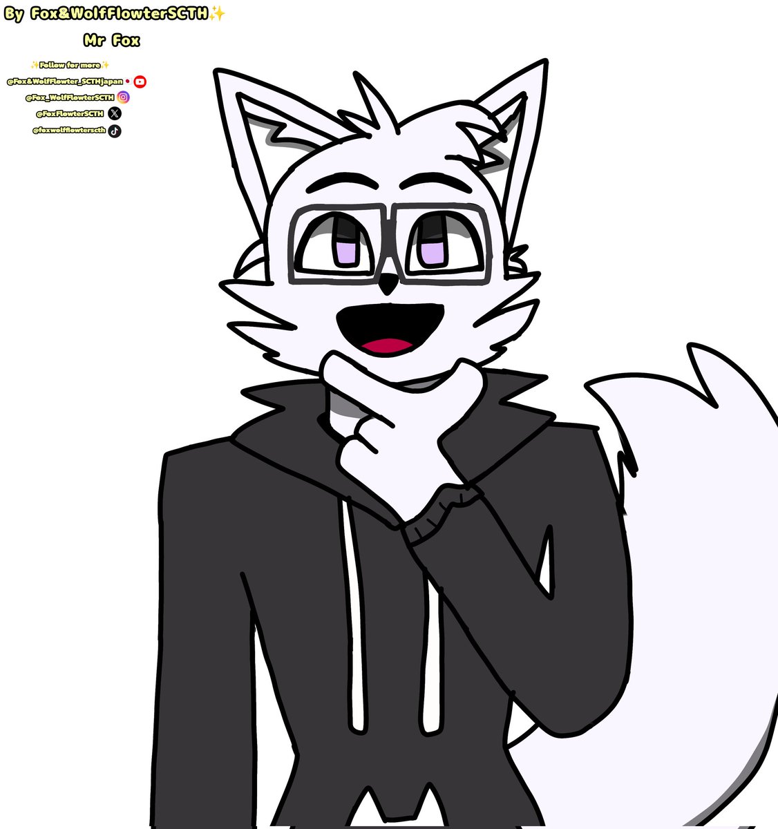 FoxFlowterSCTH's tweet photo. @NekoSickCat  
✨Fanart for you, my friend. ✨
😊 😎👍 https://t.co/UeeaLf5UEe