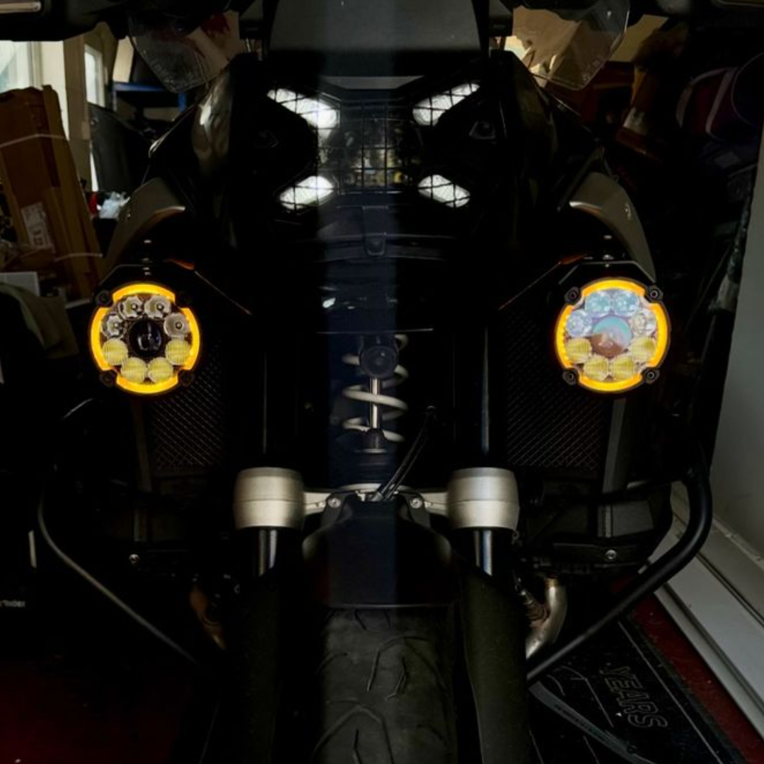 HexInnovate's tweet image. @teapotoneinsta has chosen to use the HEX BMW Type 1 Auxiliary Light Mounting Brackets for his new MotoLights.

Super strong * Power coated stainless steel * Made in the UK

For only £36 (ex VAT) a pair.  😀 👌

bit.ly/BMWtype1

#MotorcycleLights #BMWmotorrad