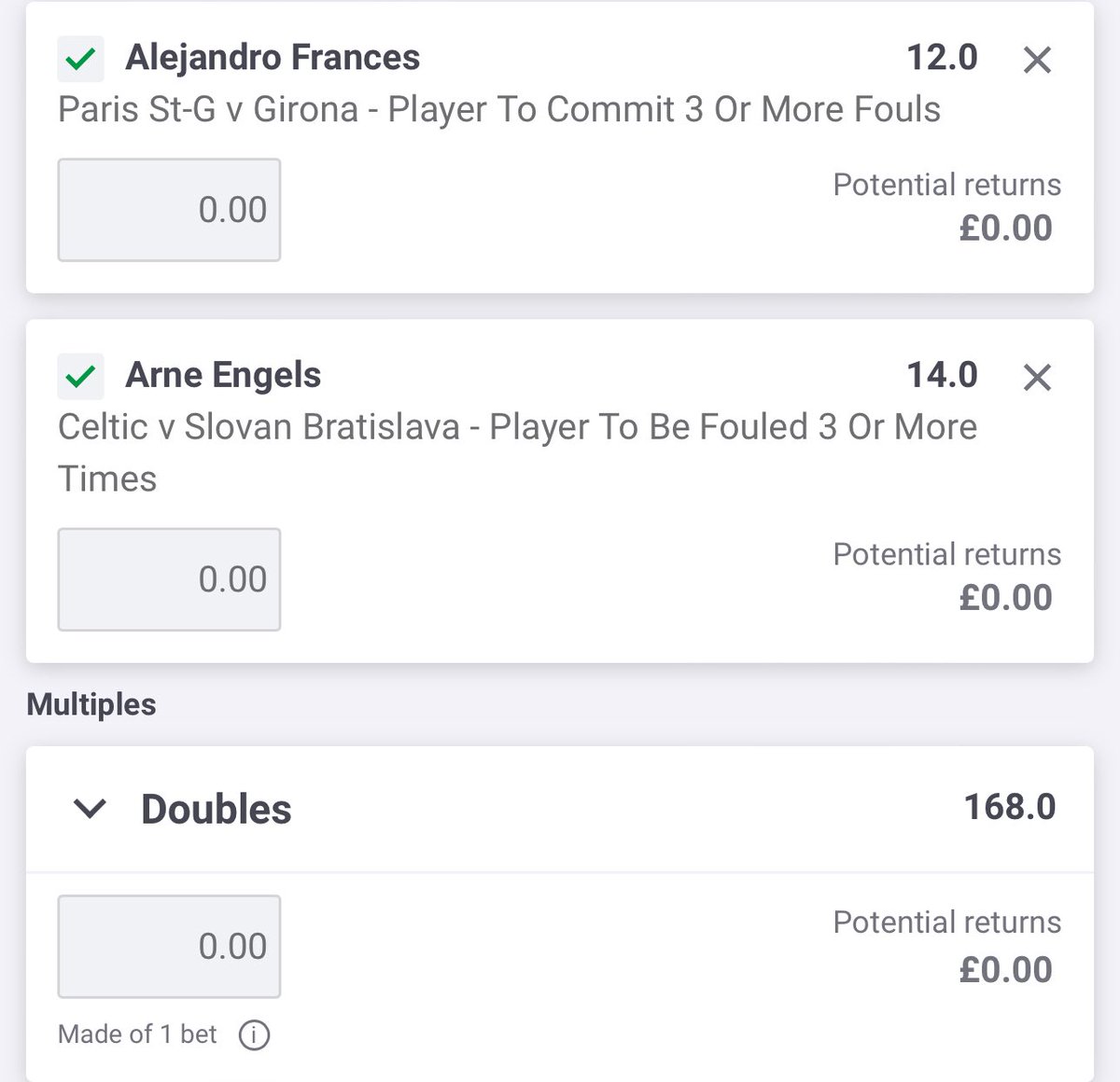 #UEFAChampionsLeague tonight. 

I prefer tonight’s games and expect a few closer matches.

Engels 3,1(28mins)
Frances 3,1,4