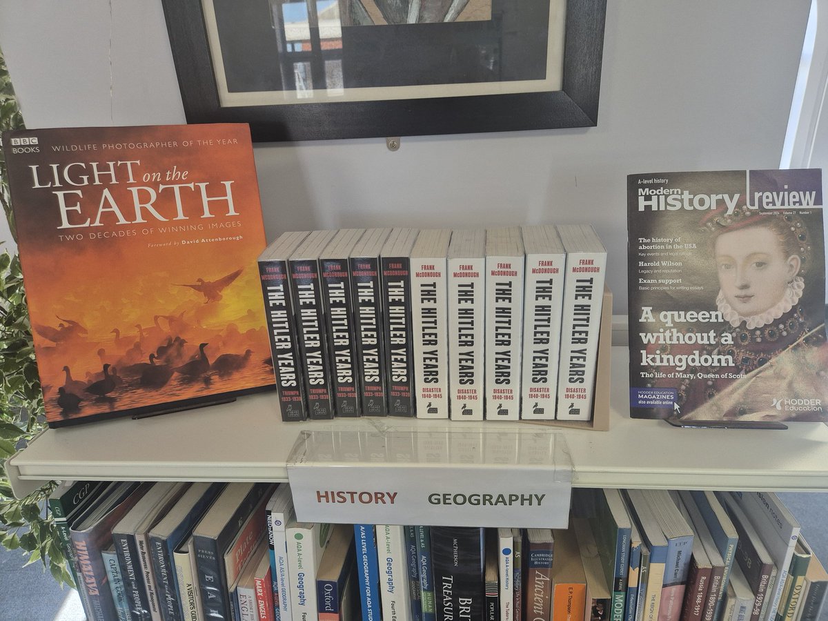 So excited to get our A-Level students invested in scholarship. They're going to be reading our new copies of The Hitler Years by <a href="/FXMC1957/">Prof. Frank McDonough</a>